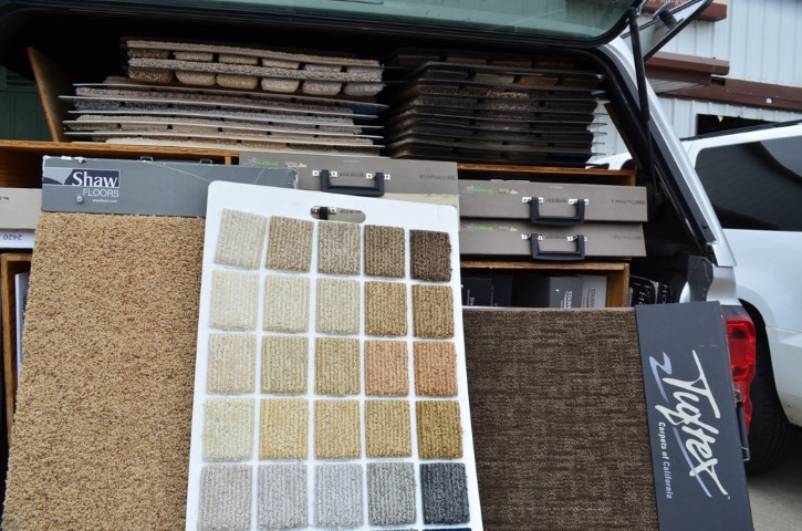 Mobile Carpet Samples